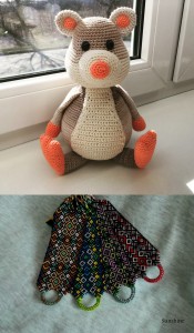 Create meme: mouse crochet, amigurumi, large knitted toy crochet