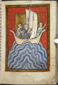 Create meme: durham, a boat, medieval art