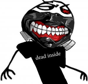 Create meme: dead inside, memes