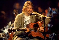 Create meme: Nirvana, the death of Kurt Cobain, the birthday of Kurt Cobain