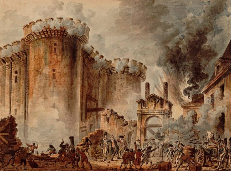 Create meme: taking the bastille, the French revolution , revolution in france