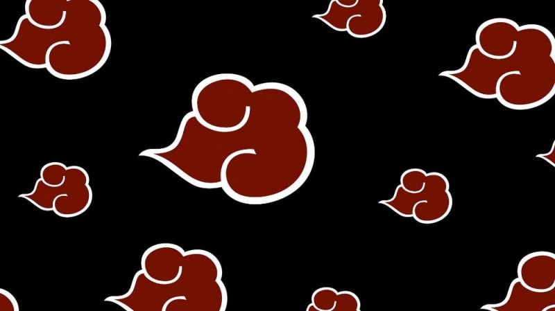 Create meme: akatsuki red cloud, akatsuki background, cloud akatsuki