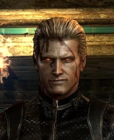 Создать мем: альберт вескер глаза, wesker resident evil, альберт вескер resident evil 5