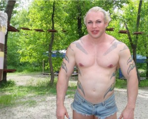 Создать мем: bodybuilder, качок фрик, саша шпак