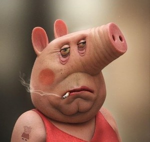 Create meme: mumps, the pig is not the same, doll