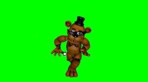 Create meme: Freddie Green screen, five nights at freddy's, fnaf 