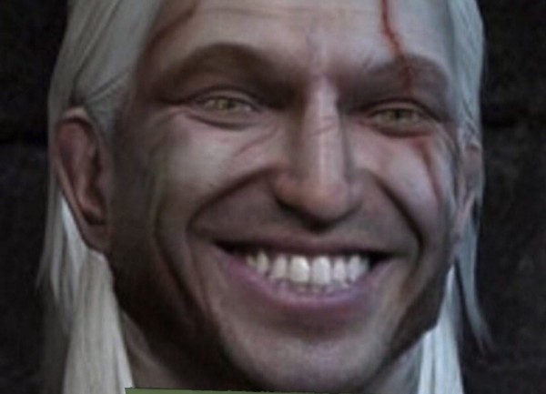 Create meme: The Witcher 3: Wild Hunt, the first Witcher, The Witcher announcement