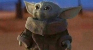 Создать мем: звёздные войны, маленький йода мем, baby yoda star wars