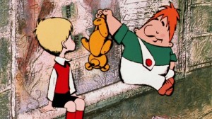 Создать мем: борис степанцев малыш и карлсон, малыш и карлсон мультфильм 1968, карлсон, который живет на крыше мультсериал кадры