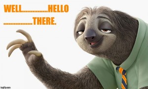 Create meme: sloth from zeropolis, sloth, zeropolis cartoon