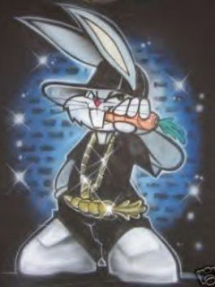 Create meme: Bugs Bunny is cool, Bunny Bugs Bunny the Bandit, Bugs bunny rabbit gangster