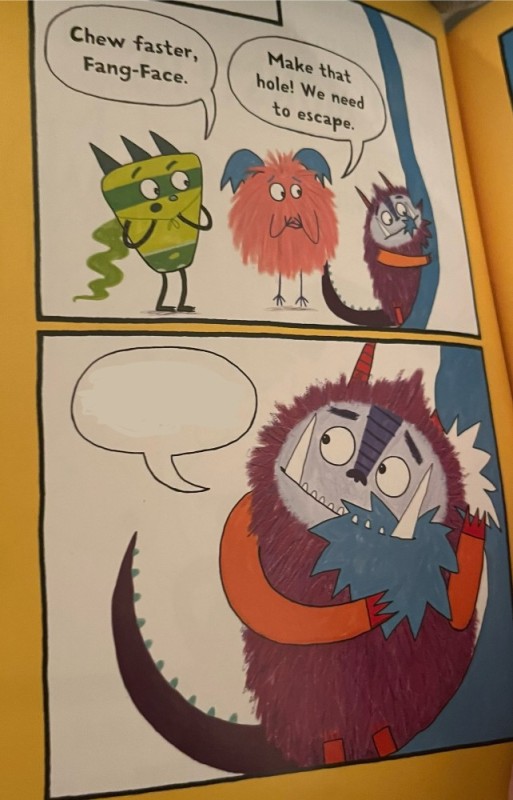 Create meme: The alphabet of monsters, funny comics about monsters, A book about monsters