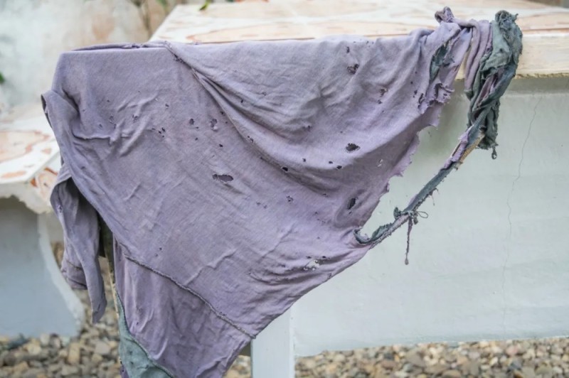 Create meme: torn fabric, torn underpants, A dirty rag