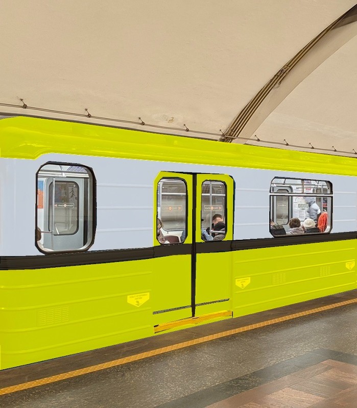 Create meme: the Moscow metro , subway train , new subway cars