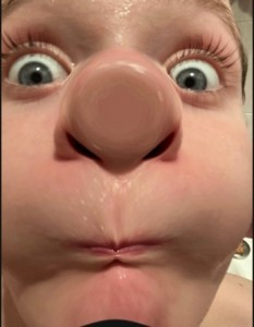 Создать мем: смешные свиньи, нос большой, часть лица