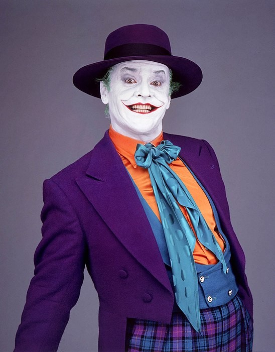 Создать мем: костюм джокера - джека николсона, джокер актер, джокер 1989 джек николсон
