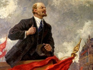 Create meme: Lenin said, Lenin painting, Lenin revolution