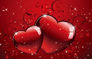 Создать мем: два сердца, самое красивое сердечко, сердце день святого валентина