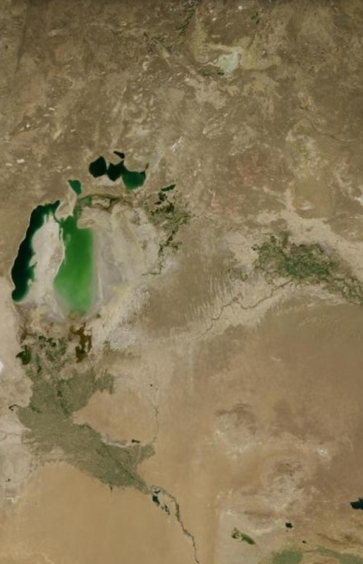 Создать мем: аральский район, туркмения снимок со спутника, плато устюрт на карте