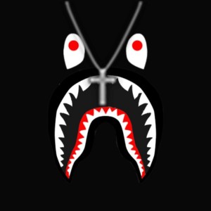 Create meme: bape logo png, bape shark APG, BAP logo shark