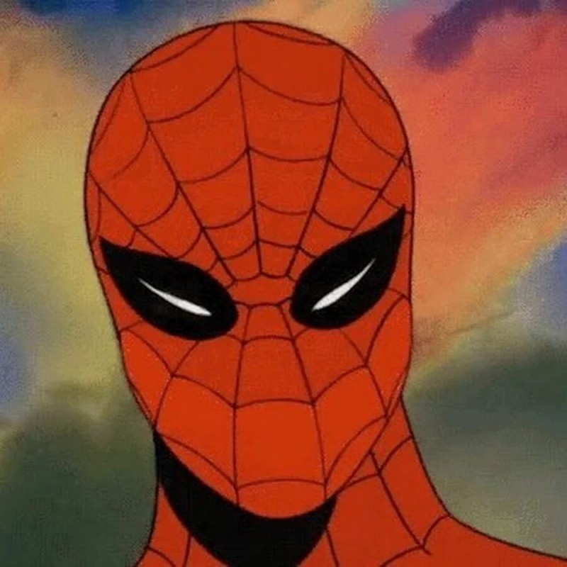 Create meme: spooderman , spider-man is funny, animation 