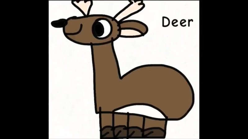 Создать мем: deer, веселый олень, олень для детей