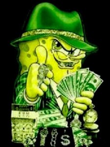 Create meme: spongebob cool, sponge Bob square pants