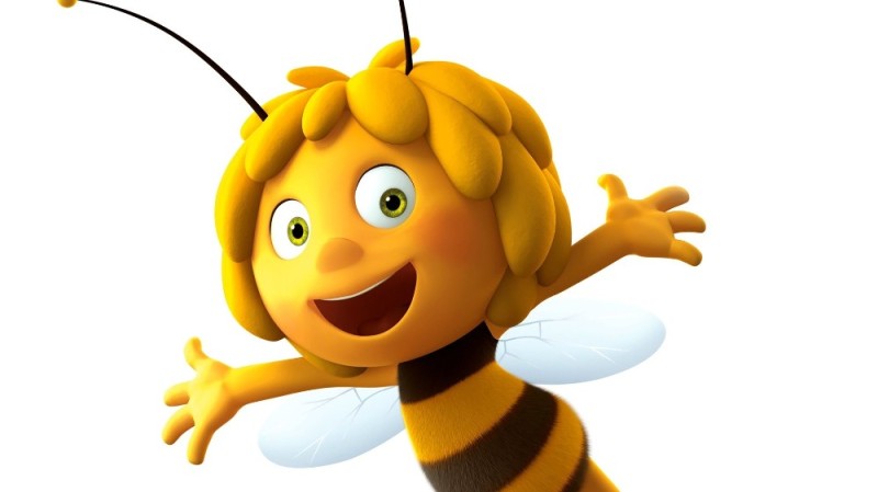 Создать мем: пчелка майя медовый движ, пчелка, пчелка майя стингер