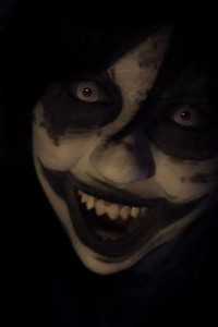 Create meme: horror stories at night, creepy art, scary face