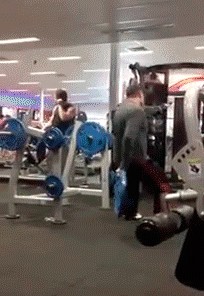 Create meme: the gym, gym, idiots in the gym