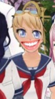 Create meme: Yandere simulator by Ayano Aishi, yandere chan, pippi yander simulator