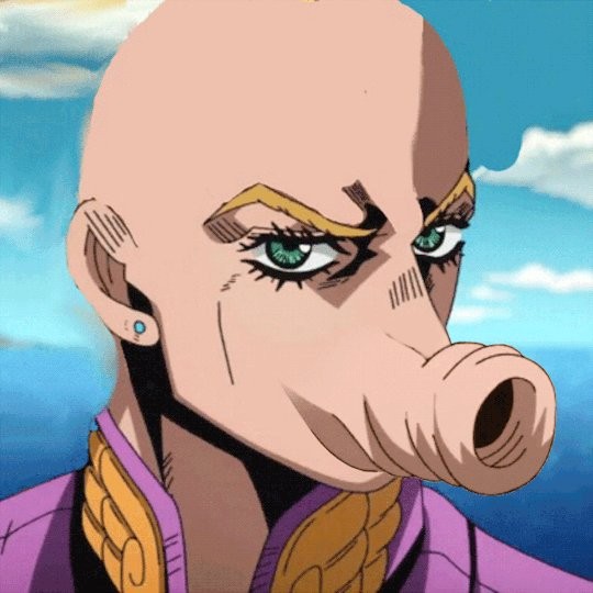 Create meme "giorno Giovanna GIF, jojo giorno anime, jojo giorno