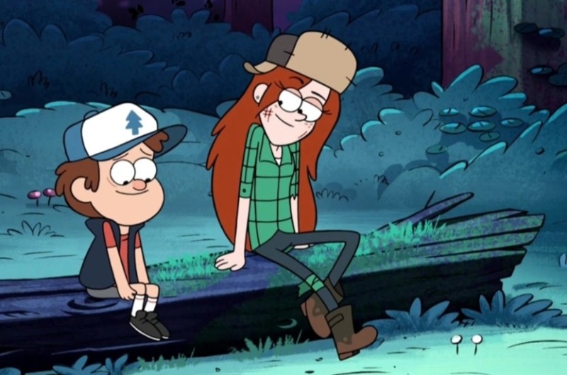 Create meme: gravity falls , gravity falls wendy, Wendy and Dipper Gravity Falls