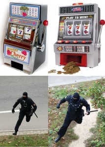 Создать мем: автомат однорукий бандит барабан, игра автомат, игрушка однорукий бандит