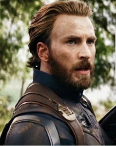 Create meme: Charlie Hunnam with long hair, Chris Evans in the role of Geralt, Steve Rogers with a beard