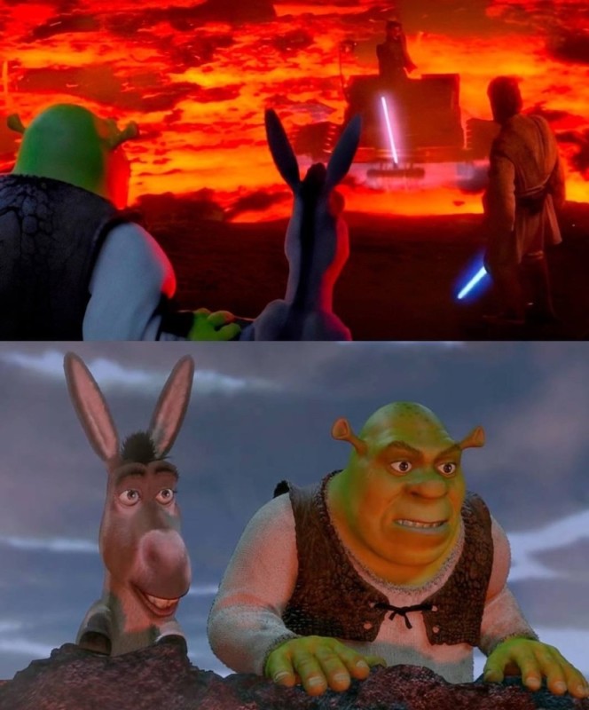 Create meme: Shrek , Shrek Shrek, Shrek 3 Shrek replaces the king