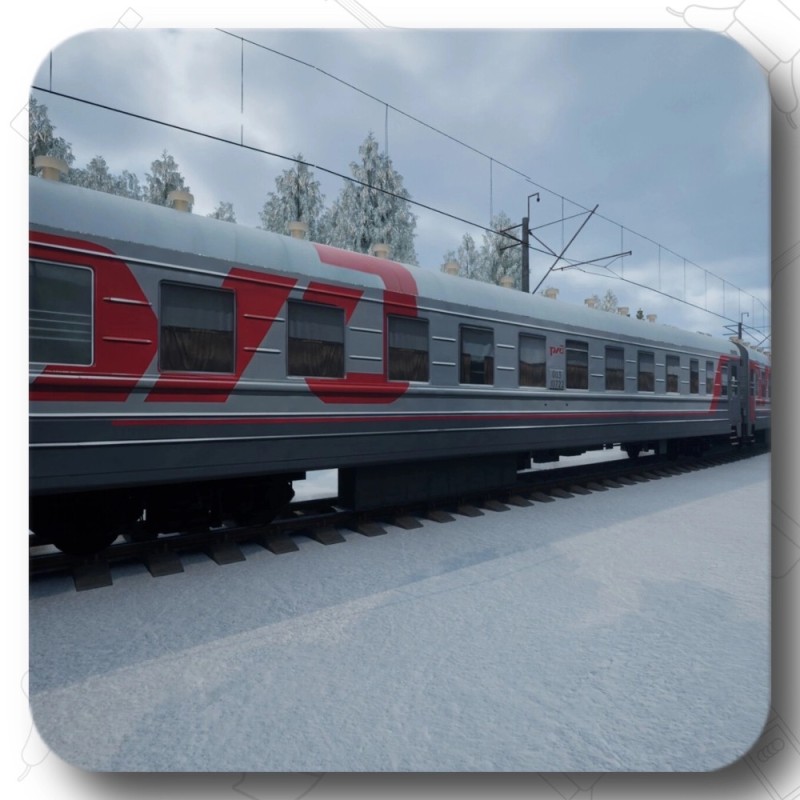 Создать мем: поезд пассажирский, поезд 073е тюмень санкт-петербург, пассажирский поезд ржд