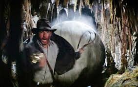 Create meme: Indiana Jones boulder, Indiana Jones: raiders of the lost ark movie 1981, Indiana Jones elegant from