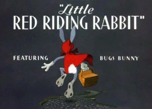 Create meme: little red riding hood, bugs Bunny, little red