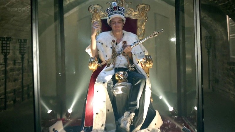 Create meme: Andrew Scott Moriarty is the King, Professor Moriarty, Moriarty is on the throne
