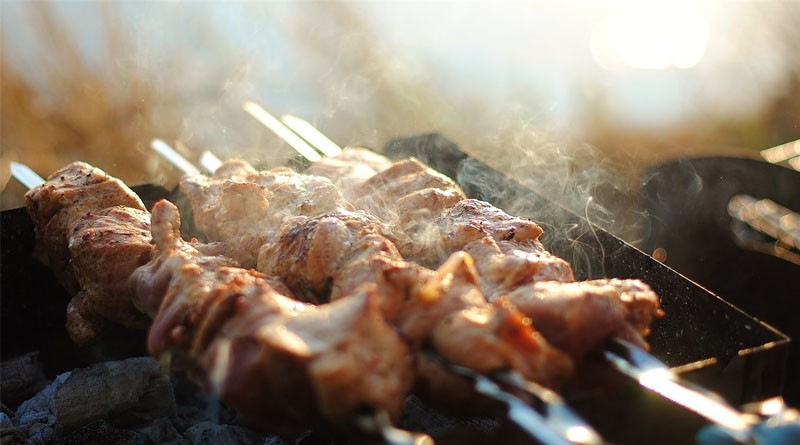 Create meme: kebab , meat for barbecue, fry the shish kebab