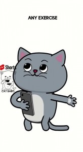 Create meme: cat, stickers VC cat, seals stickers