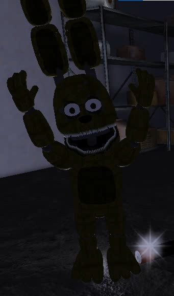 Create meme: Plushtrap mini game, five nights at freddy's, polystrap