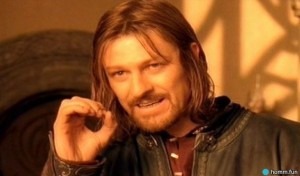 Create meme: meme you can't just pick up and go, the picture can not just pick and, Boromir meme