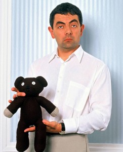 Create meme: mister bin ialiano, Rowan Atkinson, bear Mr bean