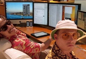Create meme: Raoul Duke and Dr. gonzo, fear and loathing in Las Vegas 1998, loathing in Las Vegas