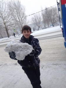 Create meme: snow, Adad