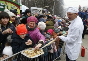 Create meme: pancakes with a shovel in Stavropol