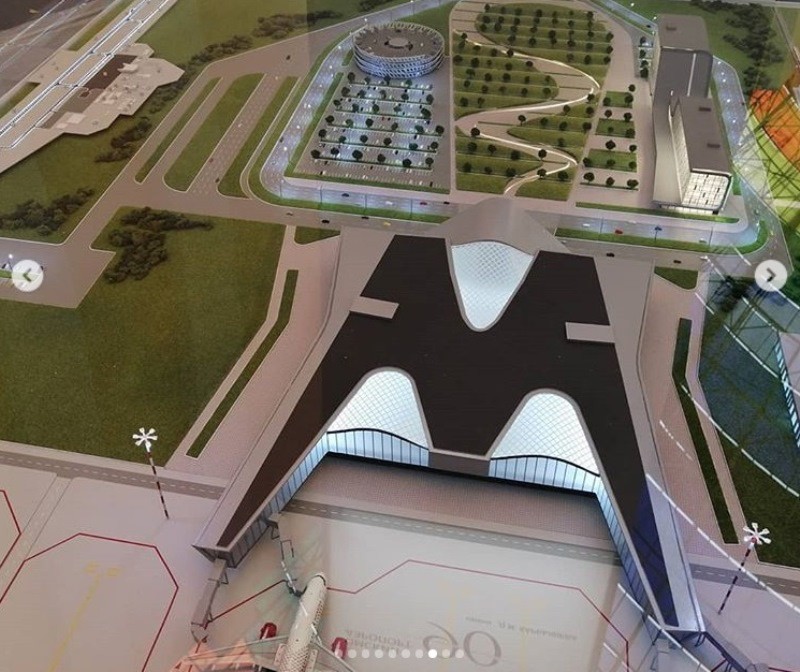 Создать мем: новый аэропорт челябинск проект, проект аэропорта, арена омск новая проект