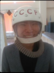 Create meme: Sergeevich, a spaceman's helmet, Asian